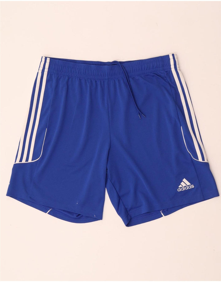 Pantaloni scurți sport pentru bărbați Adidas Climalite XL poliester albastru