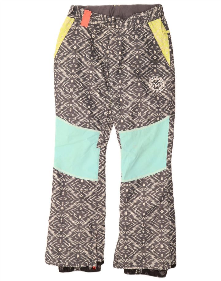 Pantaloni de schi pentru femei Billabong UK 14 Medium Gri Geometric Poliester