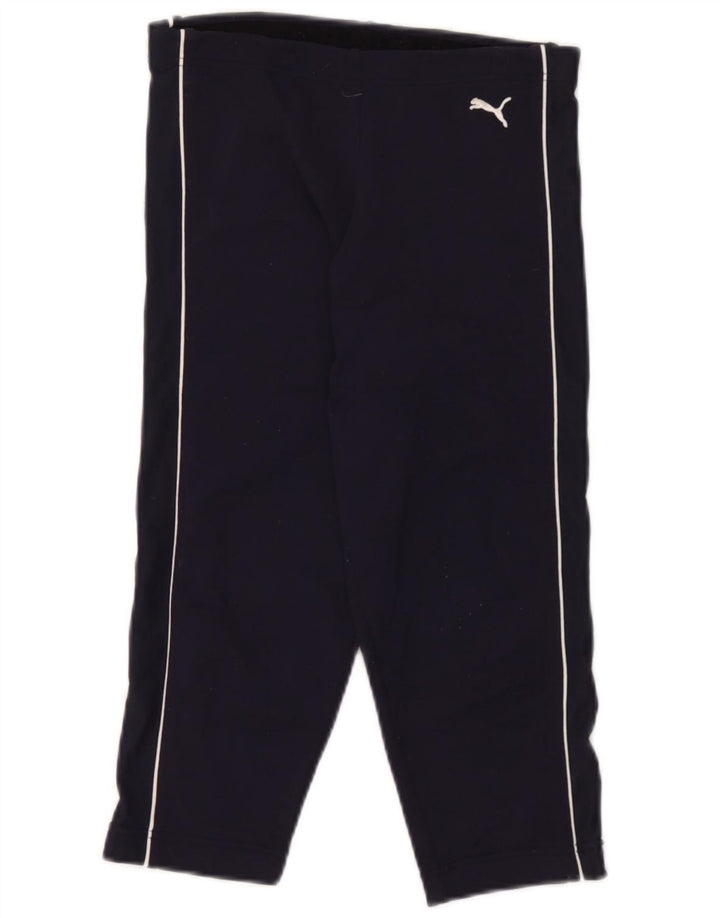 Leggings Capri Puma pentru femei UK 10 Small Navy Blue Marine
