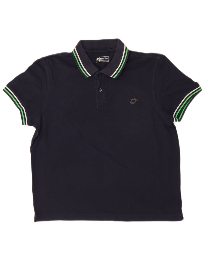 Tricou polo pentru bărbați Lotto Mic Bleumarin