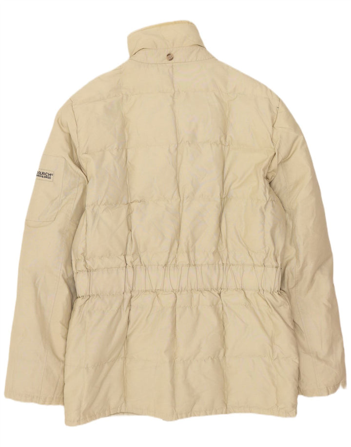Jachetă căptușită pentru bărbați Woolrich UK 38 Medium Beige Elastomer