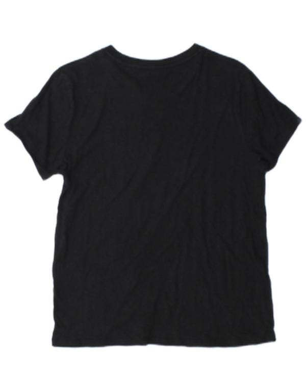 Tricou supradimensionat pentru femei Levi's Top UK 10 Small Black Bumbac