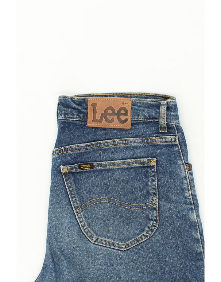 Blugi drepti pentru femei LEE W34 L30 Bumbac albastru