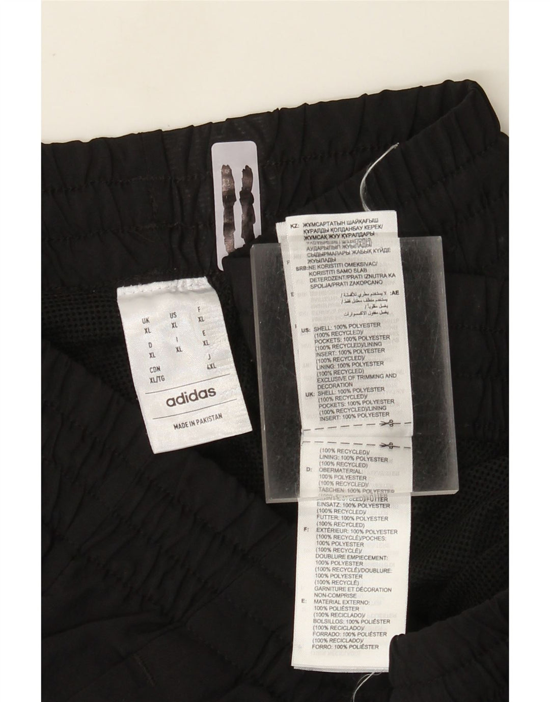 Pantaloni de trening pentru bărbați Adidas Pantaloni de jogging XL Poliester negru