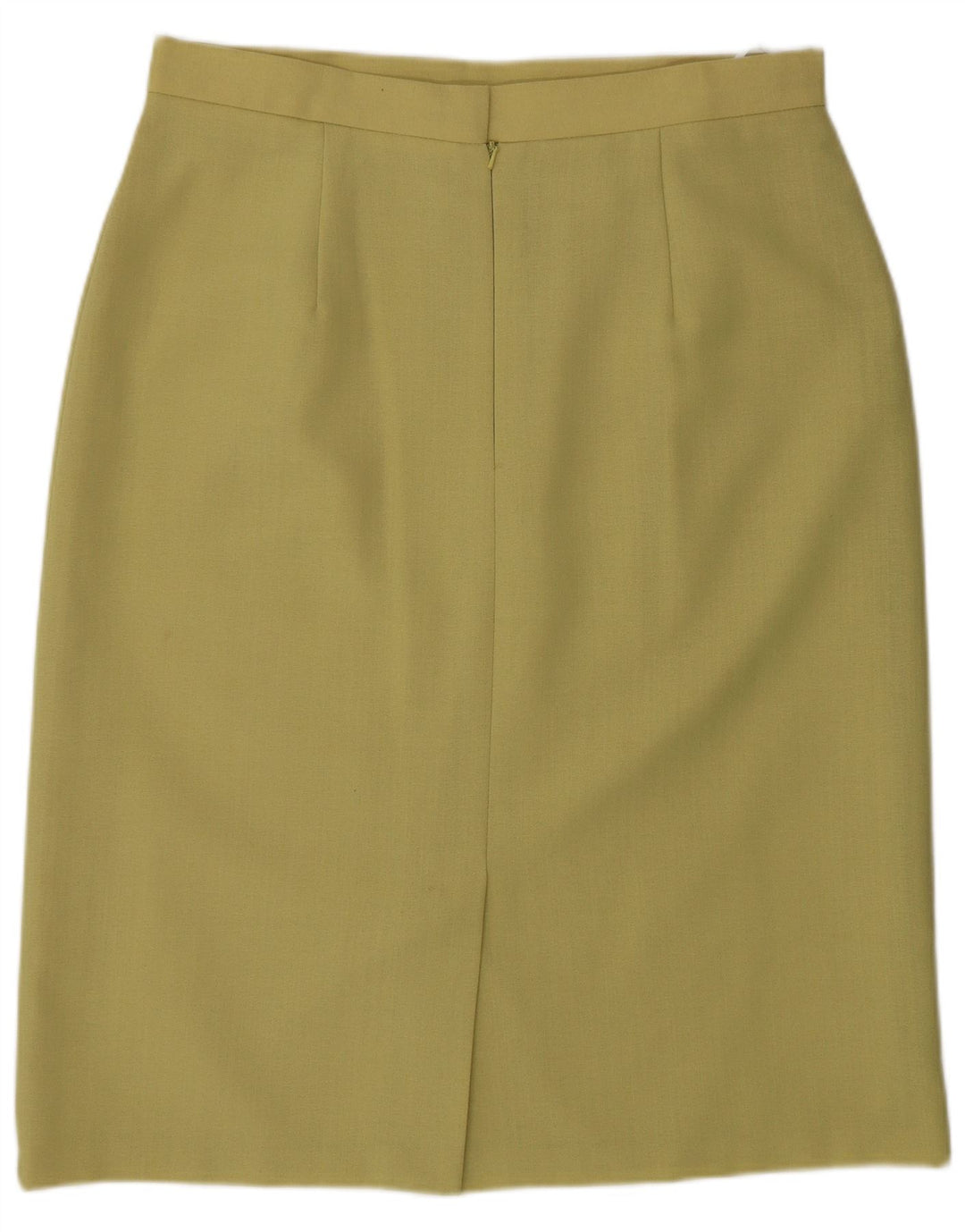 JAQUES VERT Fusta dreaptă Midi cu talie înaltă pentru femei UK 18 XL W33 Verde