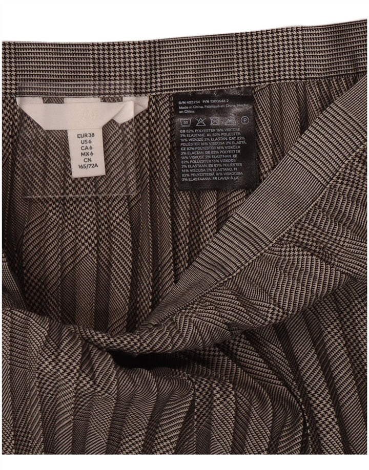 H&M Fustă plisată cuțit pentru femei EU 38 Medium W28 Poliester cu picioare de găină gri