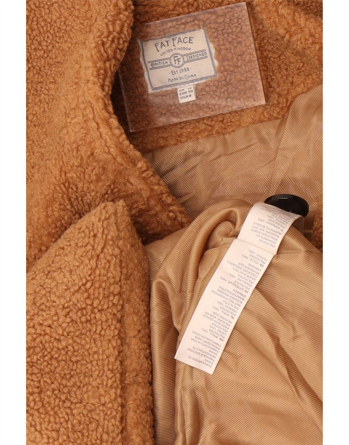 Pardesiu Fat Face pentru femei Teddy Bear UK 12 Medium Bej Poliester