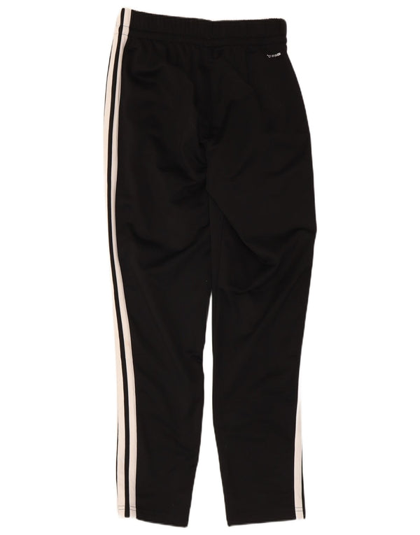 Pantaloni de trening Adidas baieti 13-14 ani poliester negru