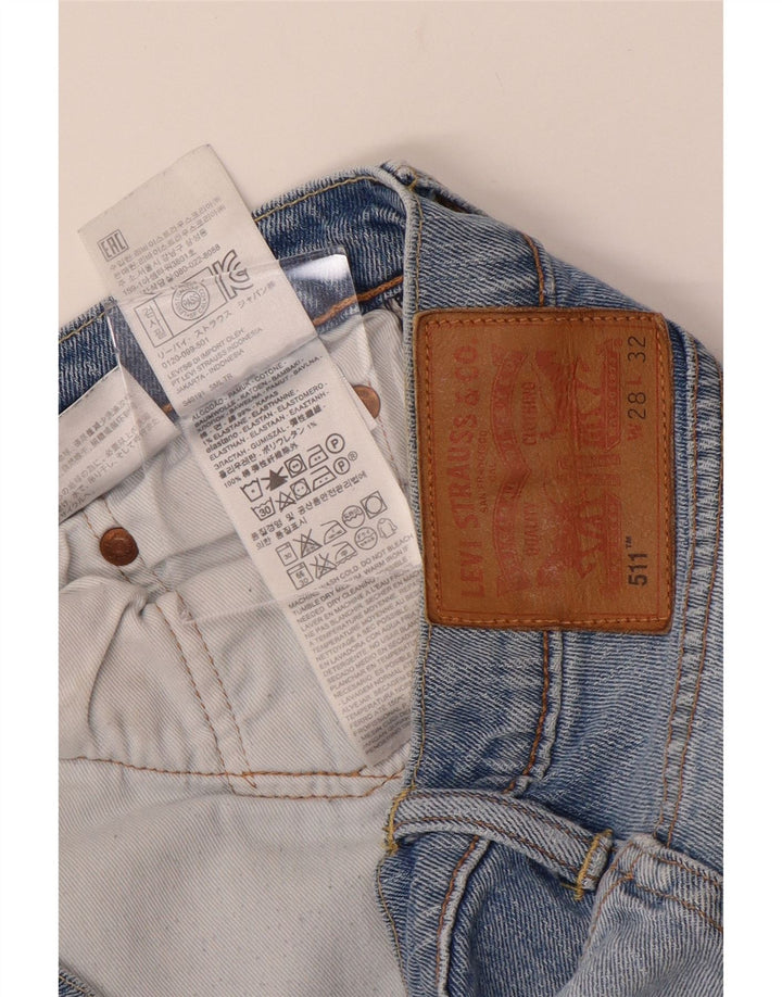 Blugi 511 Slim LEVI'S pentru bărbați W28 L32 Bumbac albastru