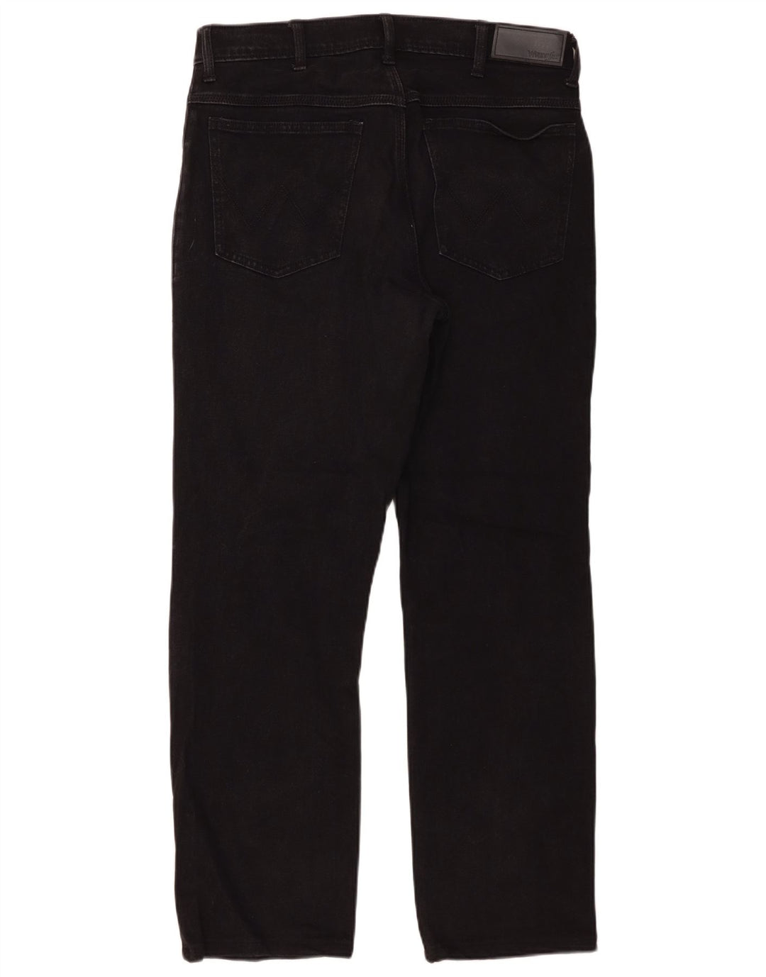 Blugi drepti pentru bărbați Wrangler W34 L29 bumbac negru