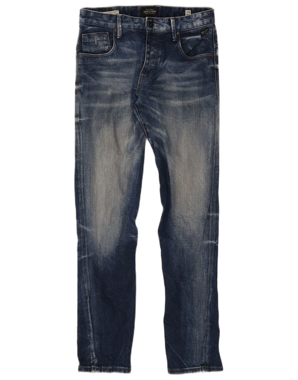 Jack & Jones Mike Straight Jeans pentru bărbați W29 L32 bumbac albastru