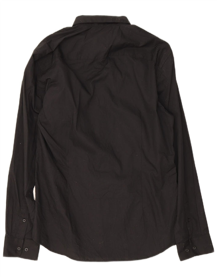 Cămașă Jack & Jones pentru bărbați, mare, negru, bumbac