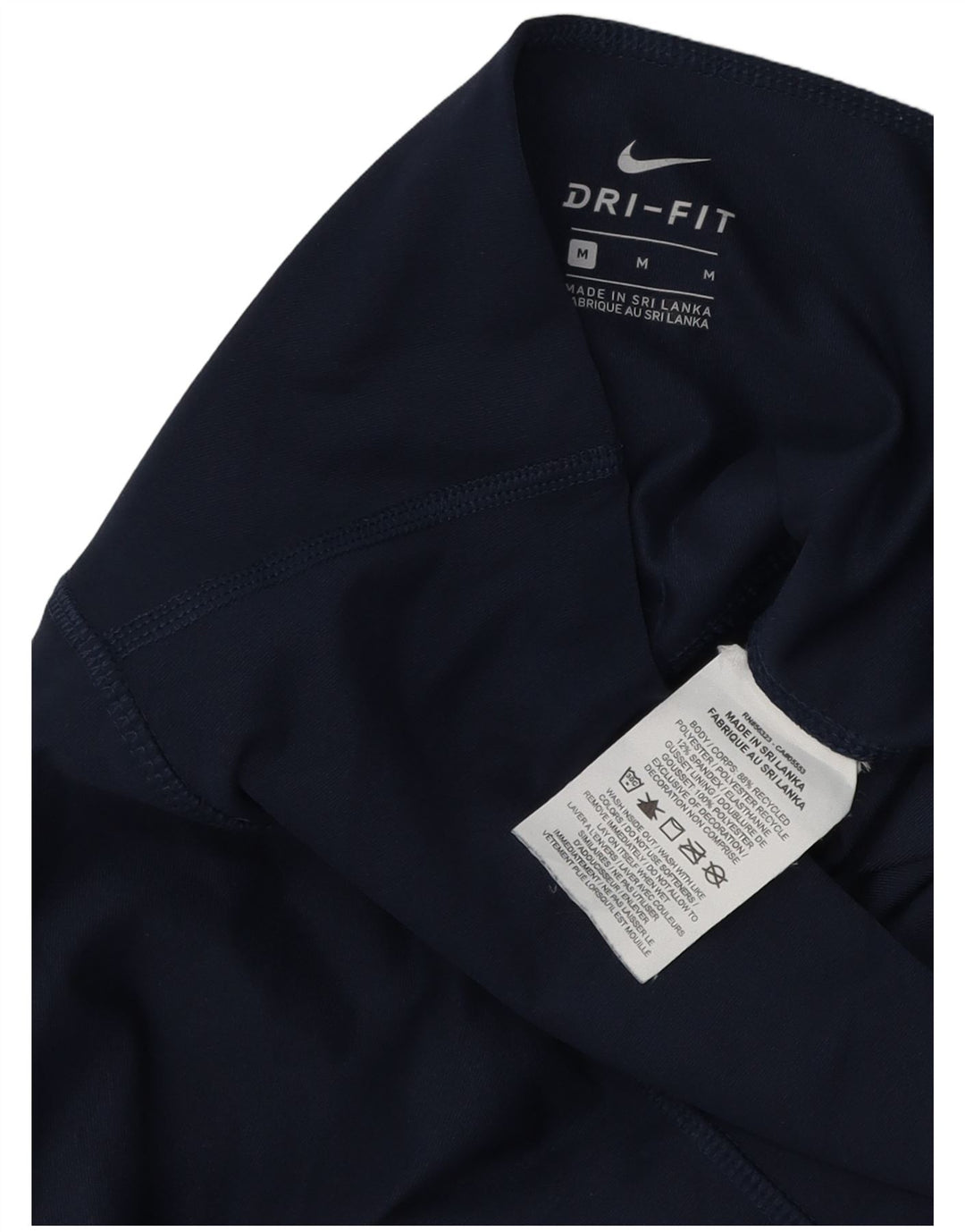 Leggings Dri Fit NIKE pentru femei UK 12 Poliester mediu albastru bleumarin