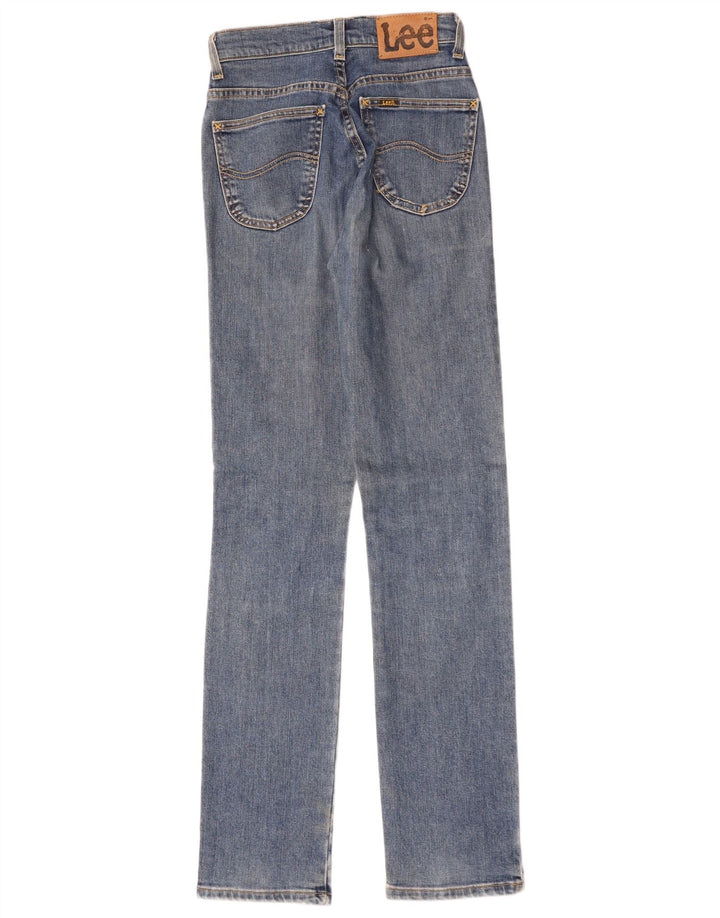 Blugi slim pentru femei Lee W28 L33 albastru