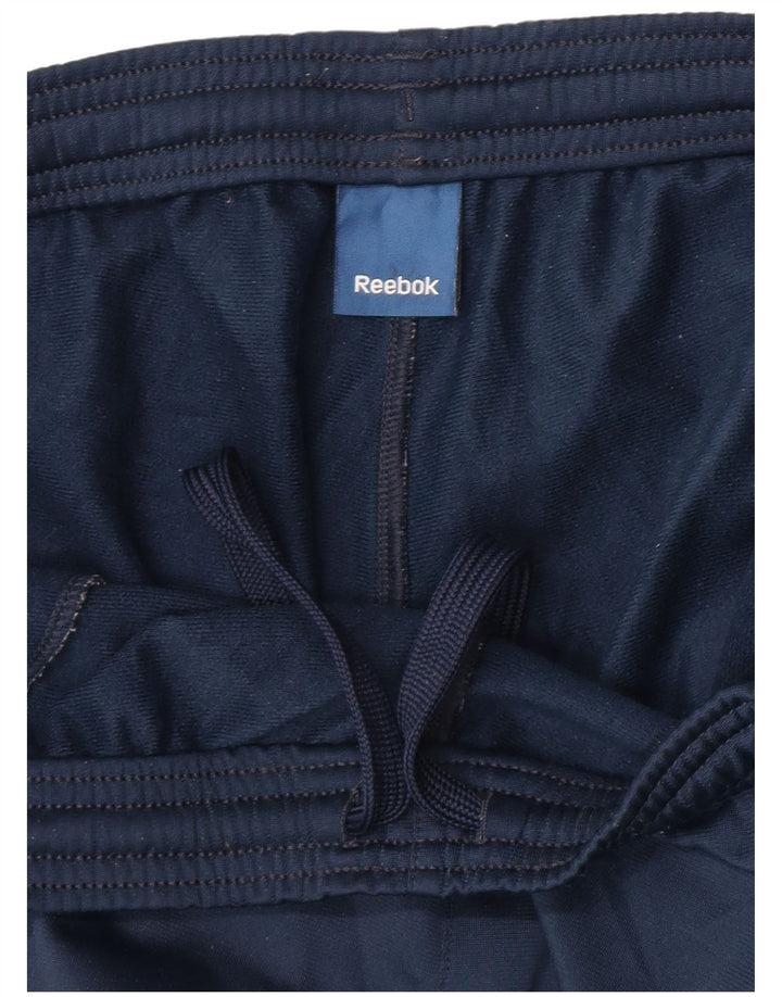 Pantaloni de trening Reebok pentru bărbați, mari, albastru, poliester