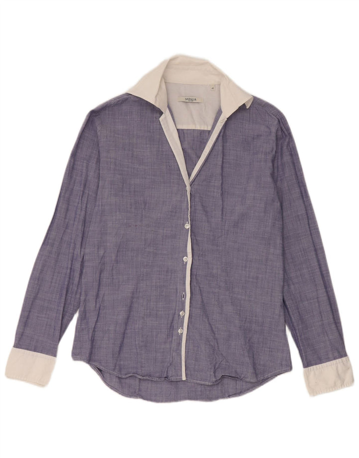 Cămașă cu mânecă lungă pentru femei SIVIGLIA, cu ajustare normală, IT 42 Medium Blue Colorblock