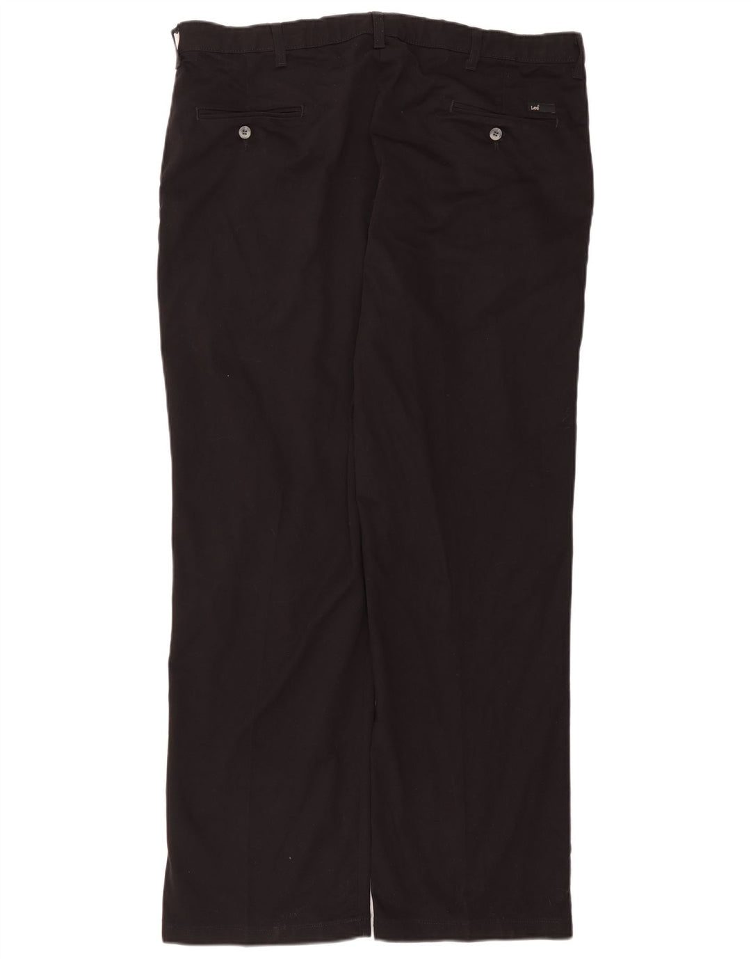 Pantaloni chino drepți LEE, personalizat, pentru bărbați, L40 L32, bumbac negru