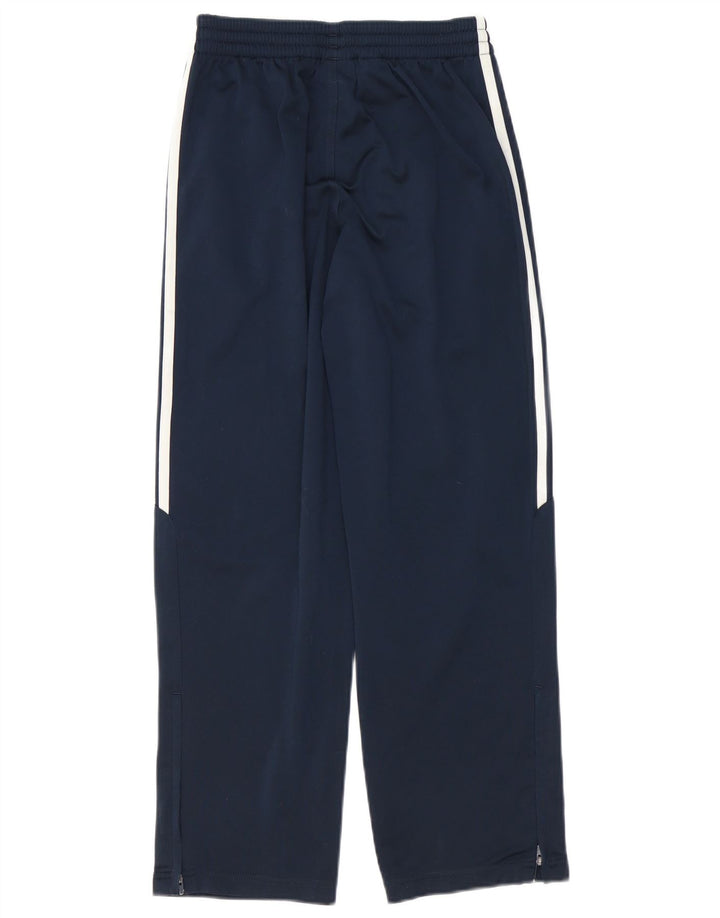 Pantaloni de trening Adidas băieți 11-12 ani poliester bleumarin