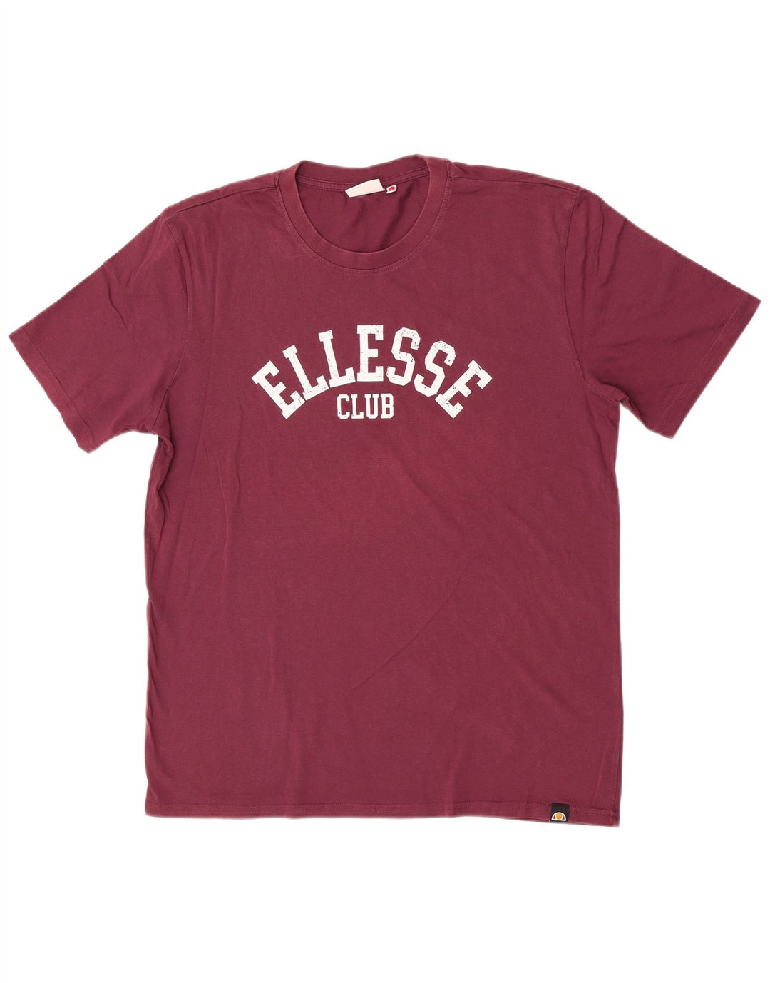 Tricou cu grafic pentru bărbați Ellesse Top mare din bumbac maro