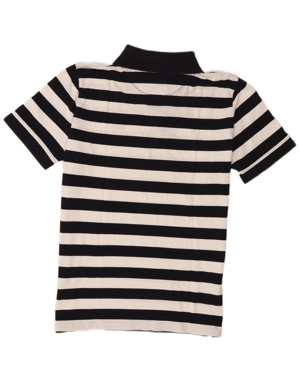 Cămașă polo pentru bărbați Hugo Boss, bumbac cu dungi XL bleumarin