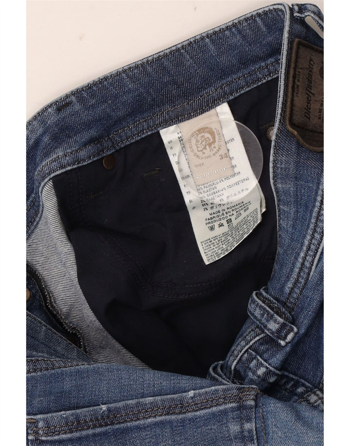Blugi pentru bărbați Diesel Thanaz Slim W34 L30 Bumbac albastru