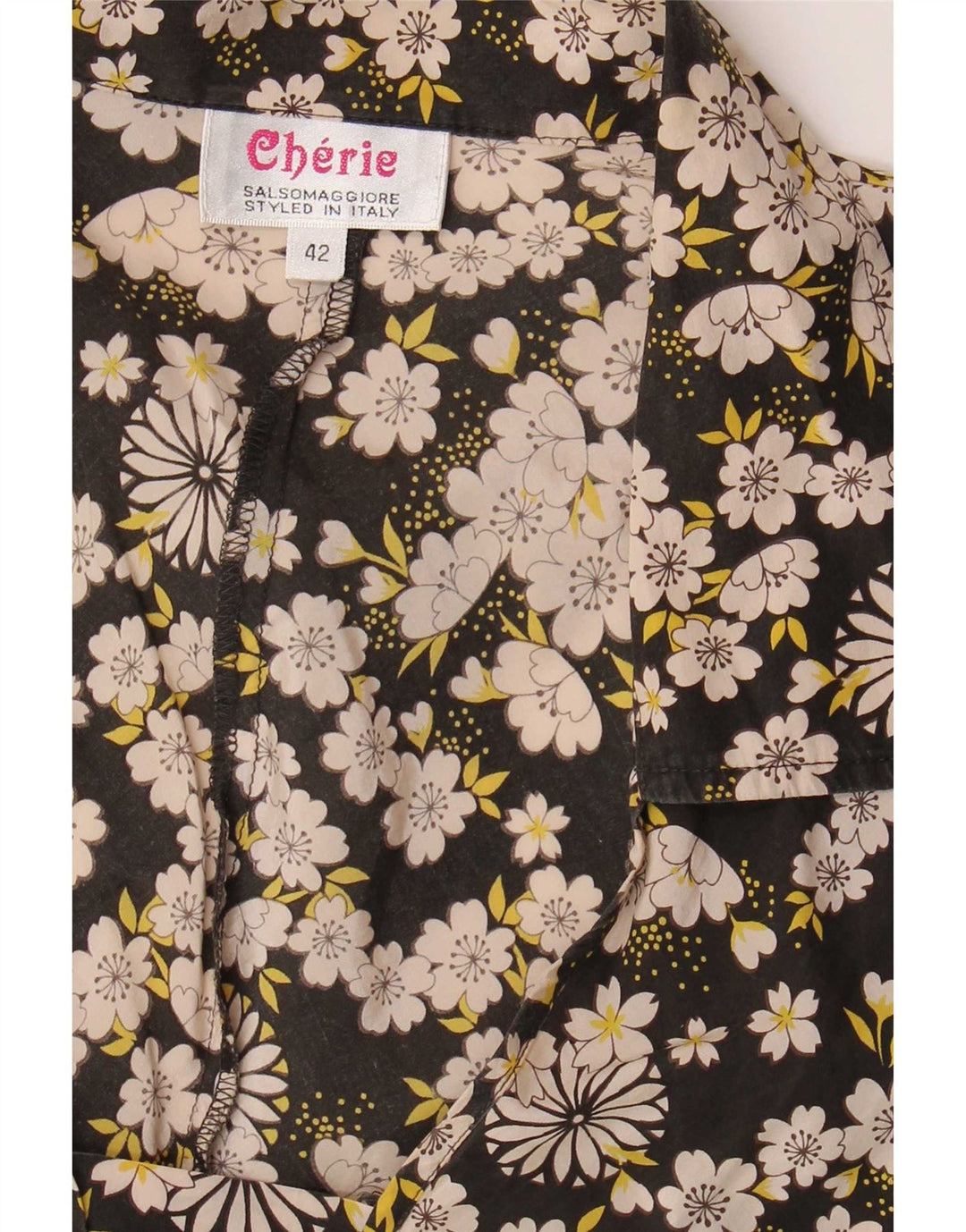 Bluză pentru femei cherie Top IT 42 Medium Black Floral