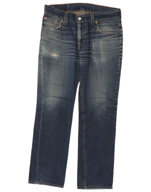 Blugi Levi's 511 Distressed Slim W33 L29 Bumbac albastru