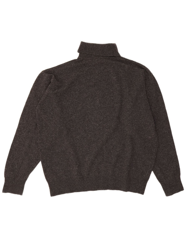 Pulover pentru bărbați Lacoste cu gât rulat, mărimea 6 XL, lână de miel gri