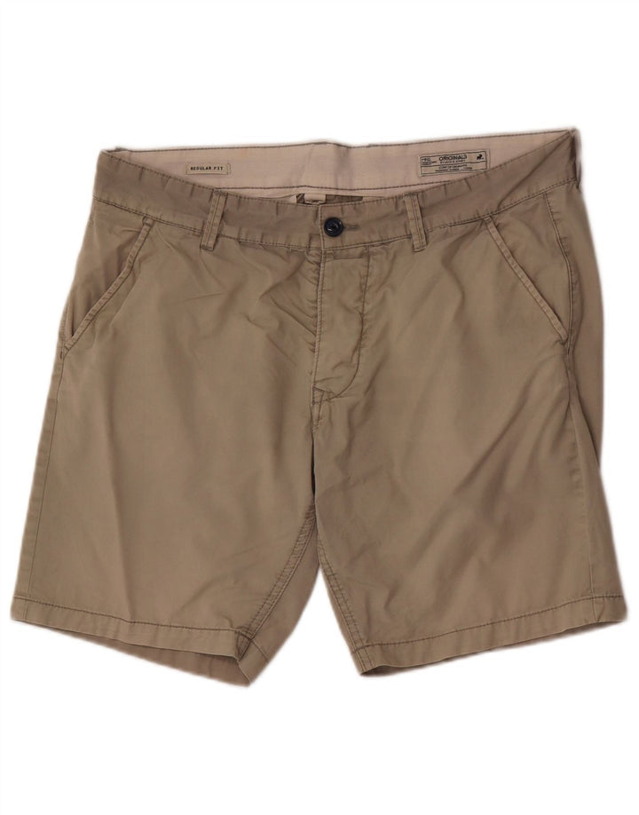 Pantaloni scurti chino Jack & Jones pentru bărbați, mari W36, gri bumbac