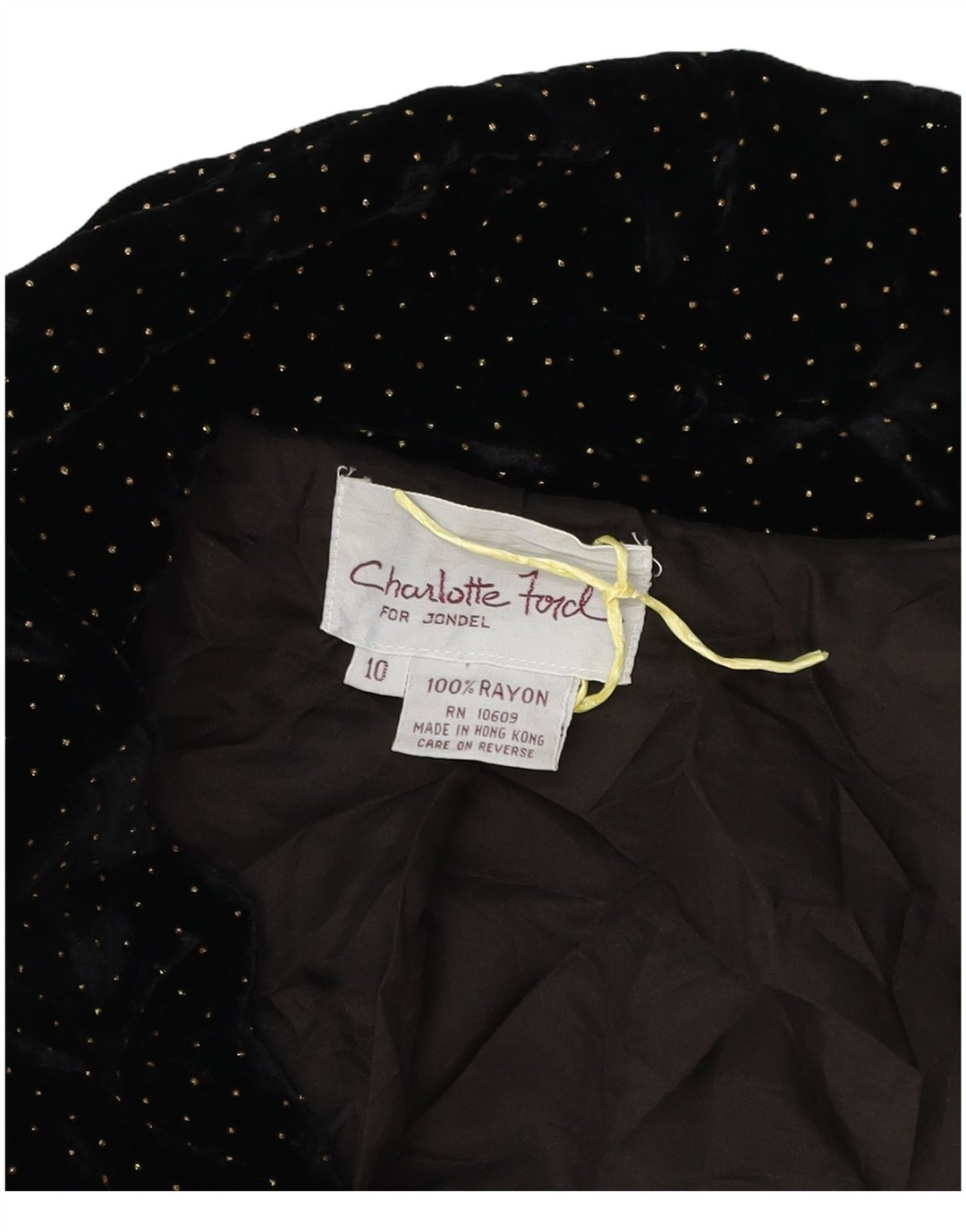 Jachetă bomber de catifea supradimensionată pentru femei UK 10 Small Black Spotted