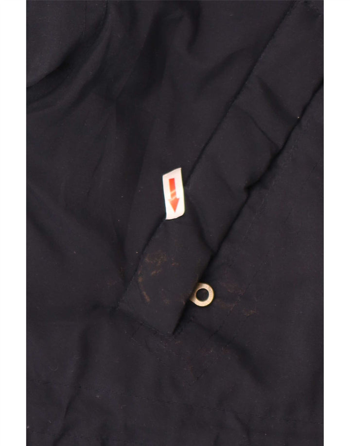 Jachetă vintage pentru bărbați UK 38, mediu, bleumarin, poliester color bloc