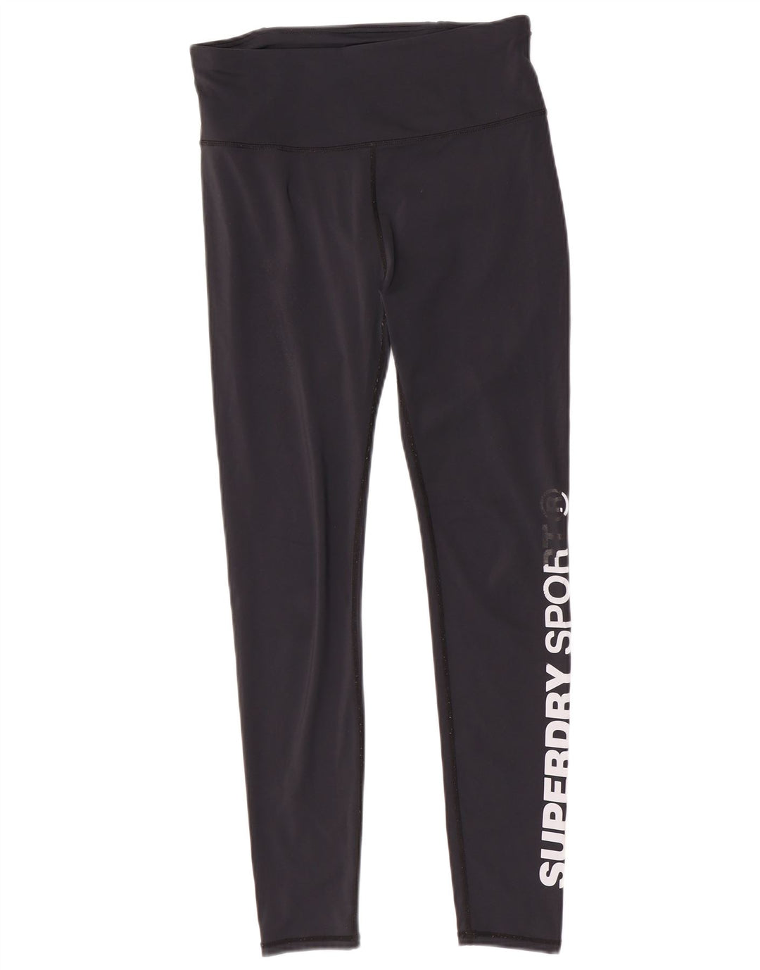 Leggings grafic Superdry pentru femei UK 14 Poliester mediu negru