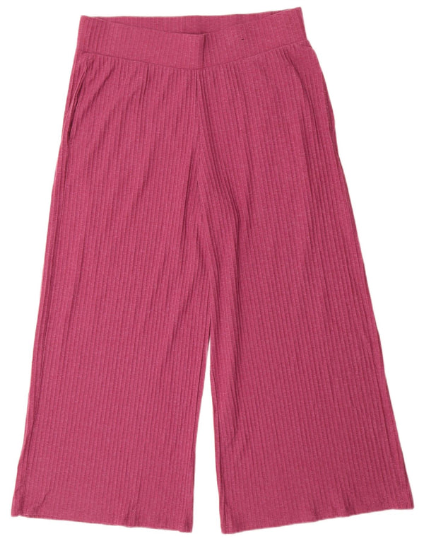 Pantaloni Capri cu talie înaltă pentru femei Marks & Spencer UK 16 Large W32 L25 Roz