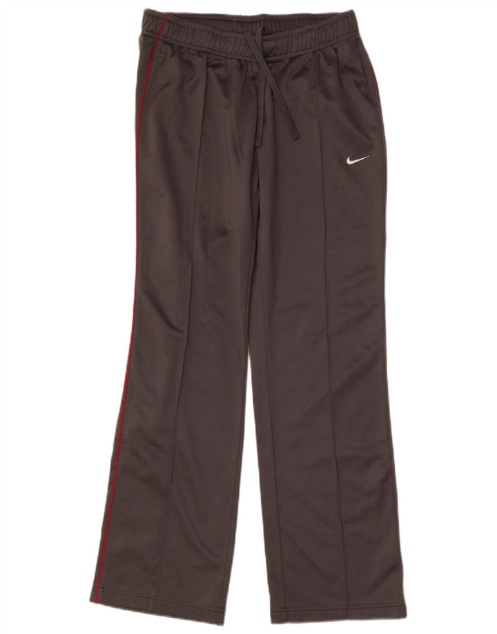 Pantaloni de trening NIKE pentru femei UK 12 Medium Gri Poliester