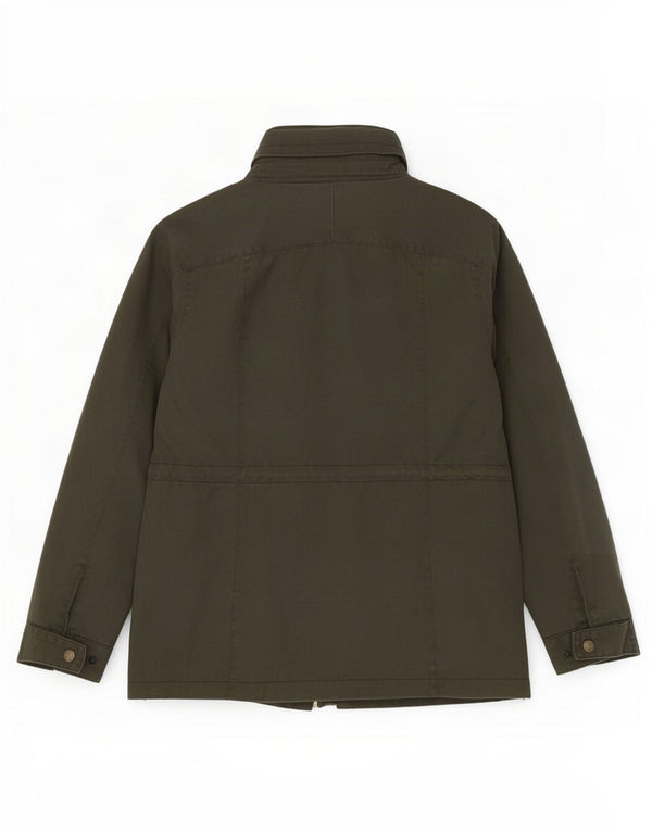 Jachetă pentru femei Fat Face din bumbac cerat UK 14 Medium Khaki
