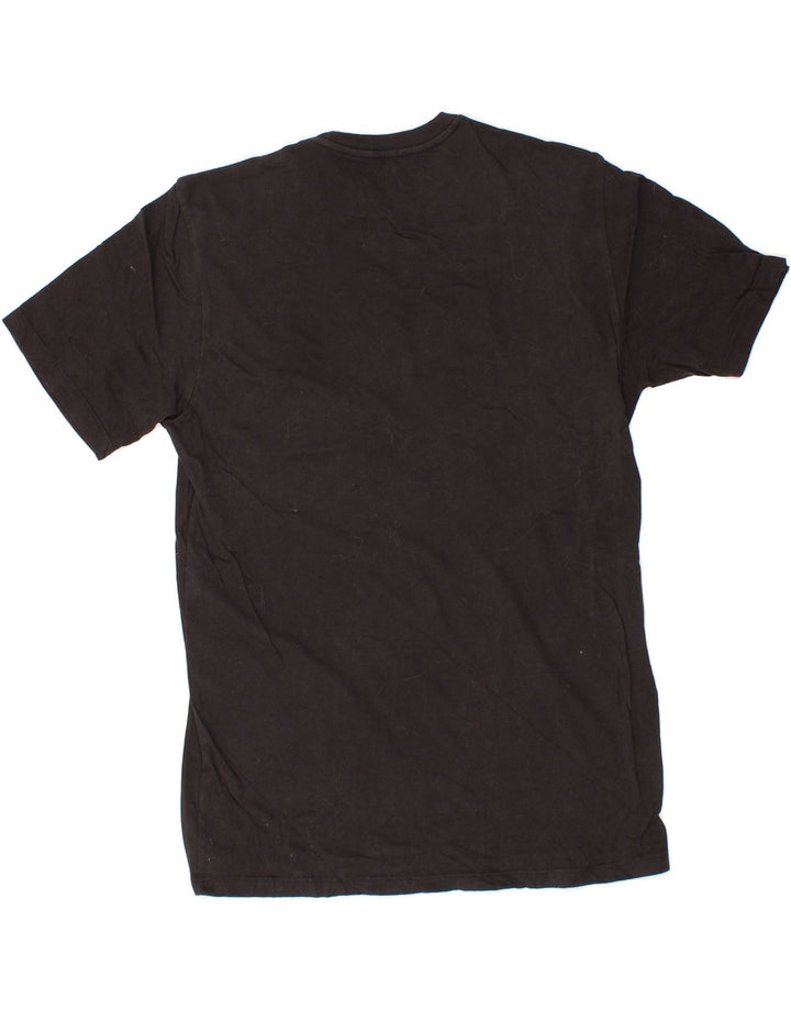 HURLEY Mens Graphic T-Shirt Top Small Black Cotton Vintage Hurley and Second-Hand Hurley from Messina Hembry 