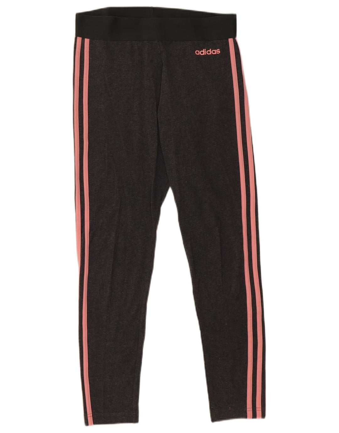 Leggings crop adidas pentru femei UK 12/14 bumbac gri mediu