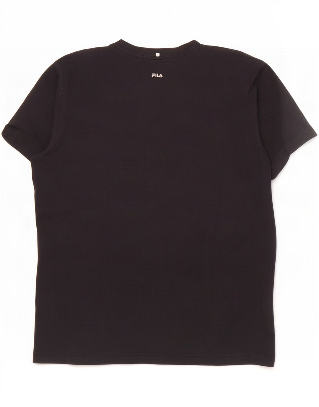 Tricou grafic Fila pentru bărbați Top Medium Negru Bumbac