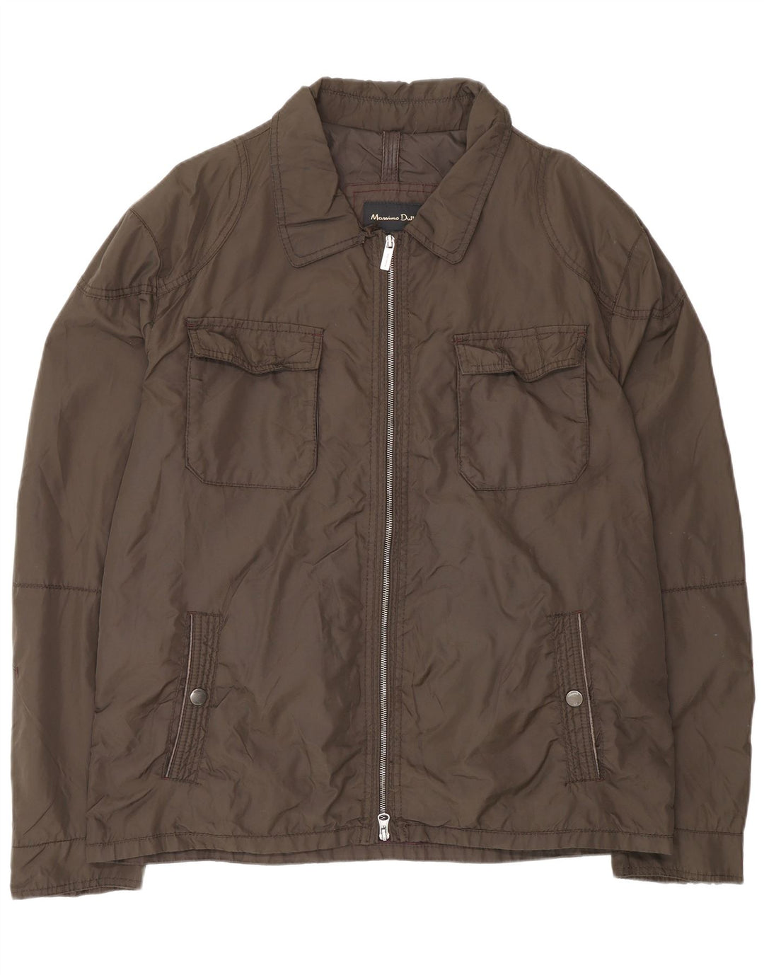 Jachetă Massimo Dutti pentru bărbați, UK 44 2XL, maro, nailon