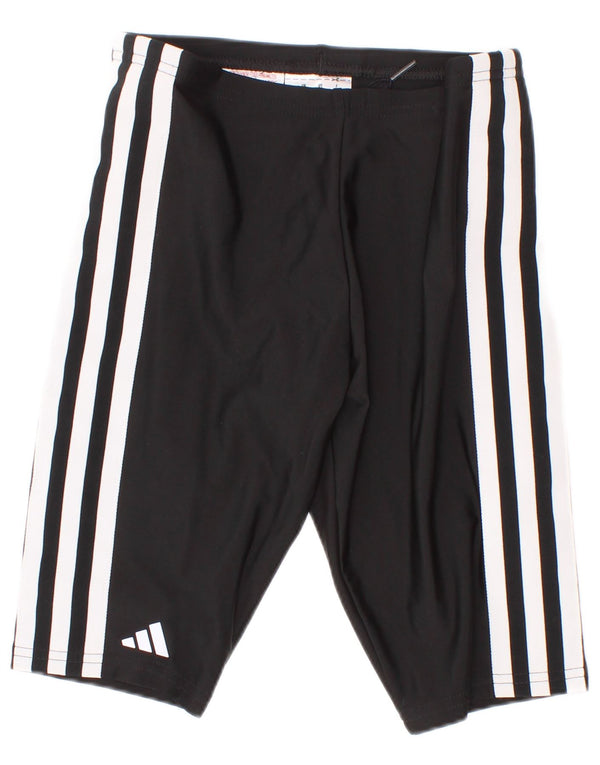 Adidas Boys Aeroready Capri Leggings 7-8 Ani Negru Poliamidă