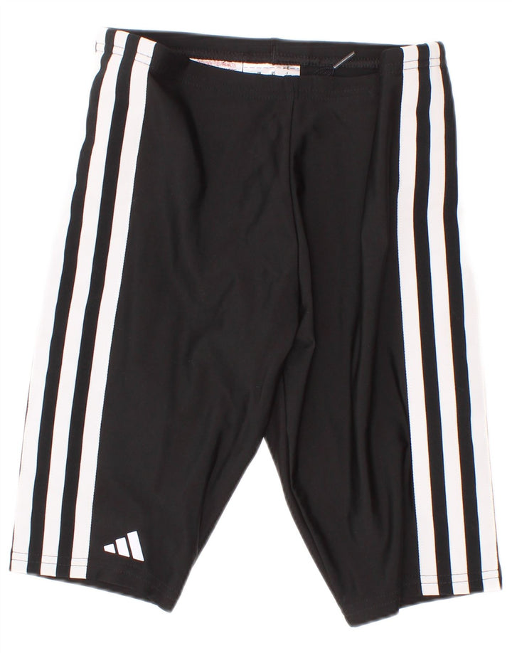 Adidas Boys Aeroready Capri Leggings 7-8 Ani Negru Poliamidă