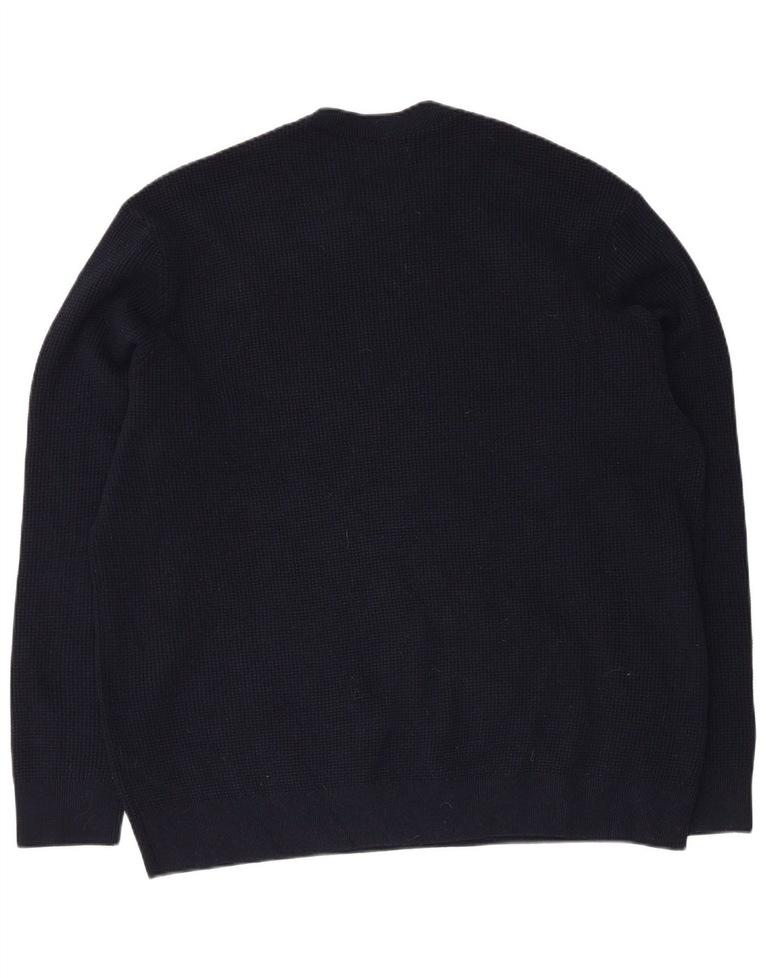 Pulover pentru bărbați Marks & Spencer, cu gât crew, 3XL, poliester bleumarin