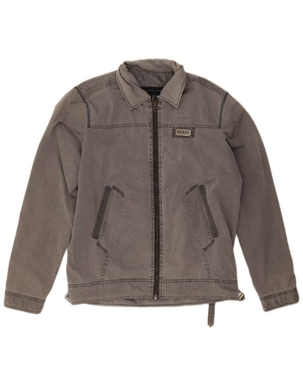 Jachetă Bomber Guess pentru bărbați UK 38 Medium Gri Poliester