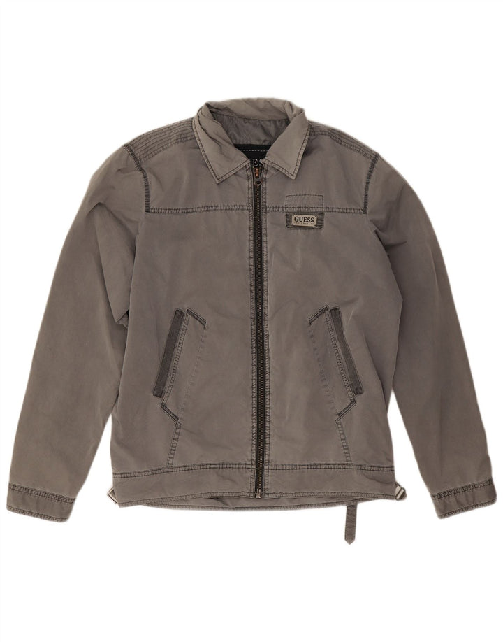 Jachetă Bomber Guess pentru bărbați UK 38 Medium Gri Poliester