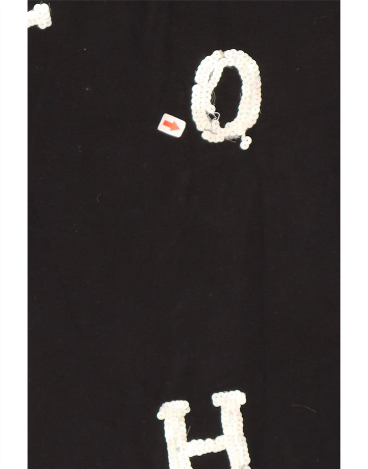 Rochie de damă Moschino, cu grafică, bodycon UK 14 Medium Black Designer