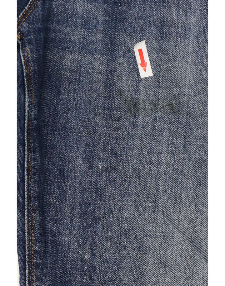 Blugi drepți distressed pentru bărbați Tommy Hilfiger L32 L32 Bumbac albastru