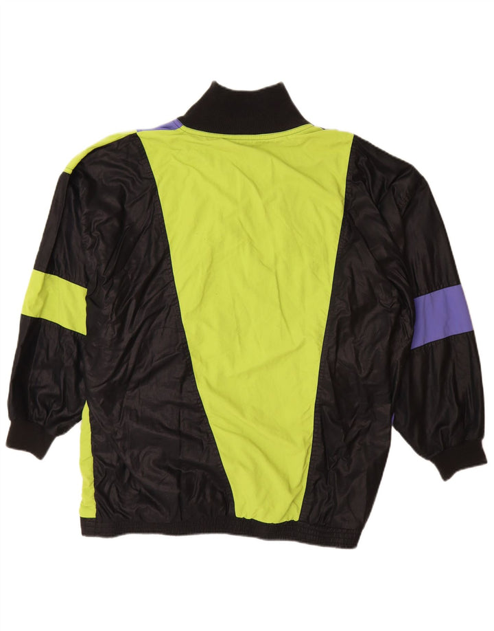 Jachetă Windbreaker cu grafică Maser M pentru femei UK 16, mare, negru, color block