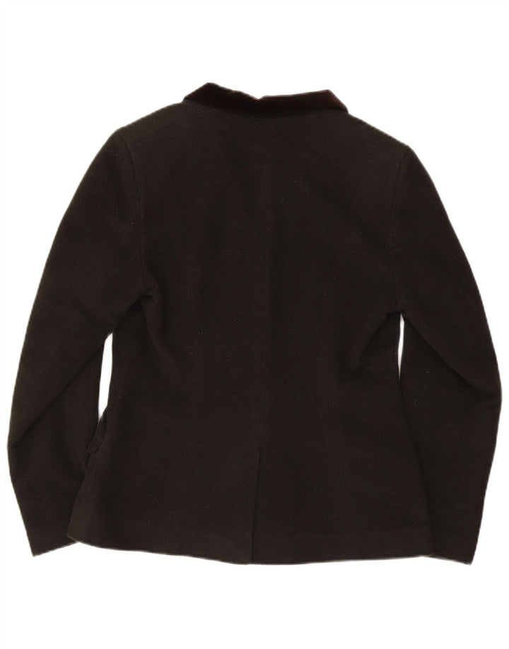 Luciano Barbera Jachetă Blazer Femei cu 4 Nasturi IT 44 Medium Green Angora