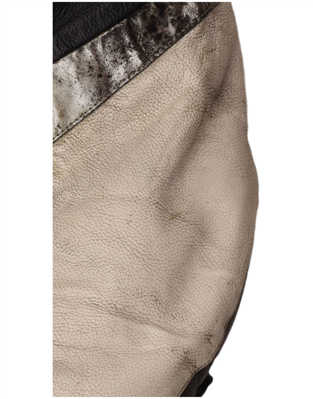 Jachetă Spidi din piele pentru bărbați IT 54, mare, neagră, color block