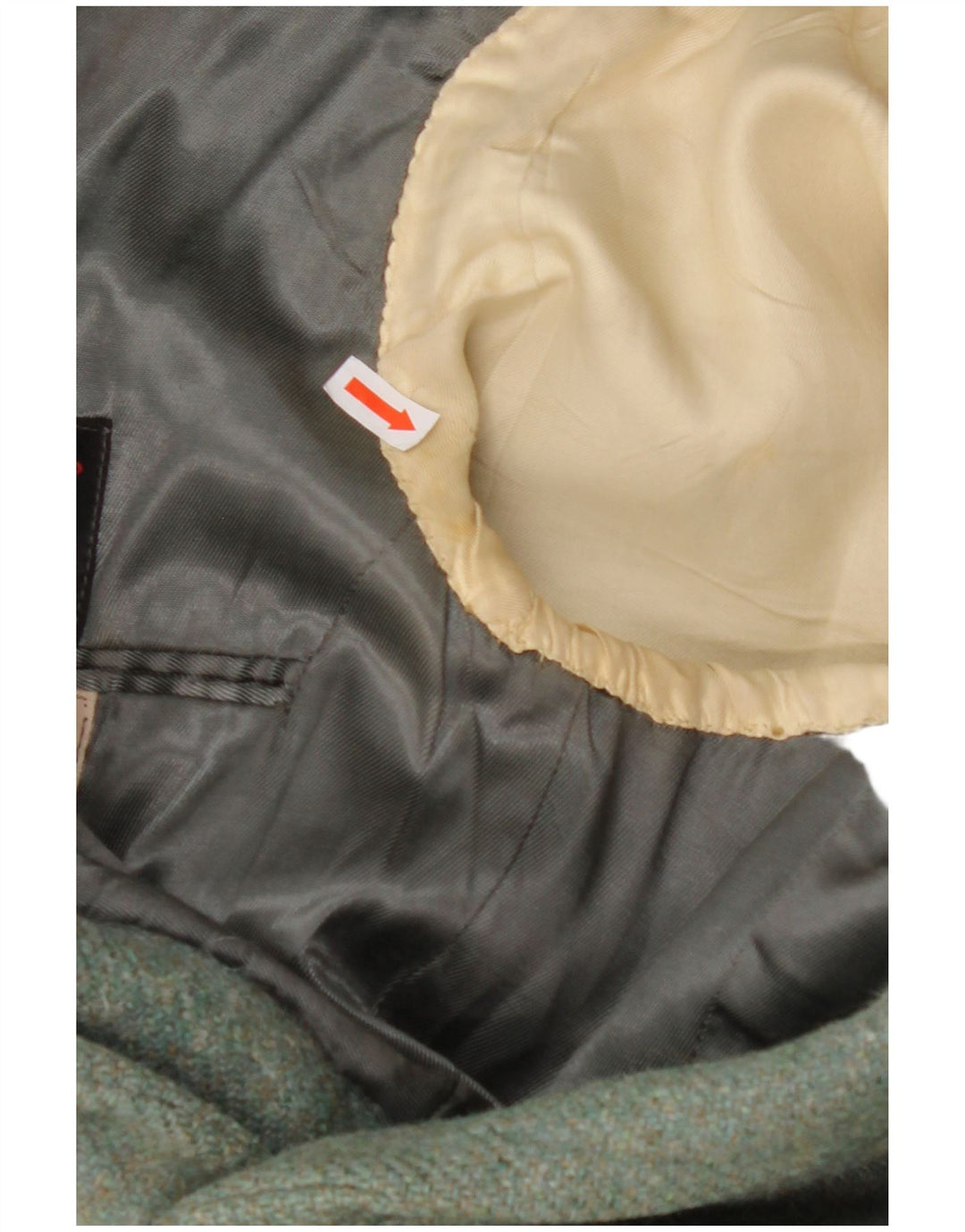 Jachetă BURTON pentru bărbați, croită cu 2 nasturi, UK 38 Lână virgină verde medie